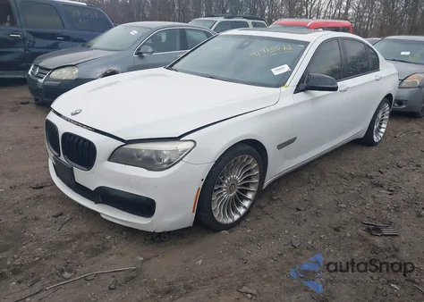 2014 BMW 750I z USA, uszkodzony, nr VIN WBAYA8C58ED228203